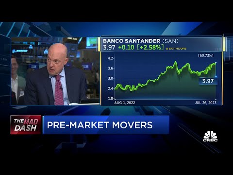 Cramer’s Mad Dash on Banco Santander: This is the $4 stock young people should invest in
