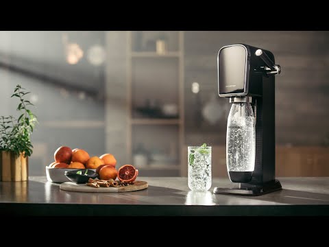 Gazuotų gėrimų gaminimo aparatas SodaStream ART, baltas video