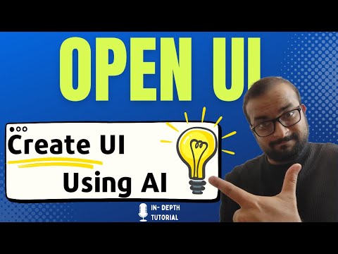 OpenUI - Create Website UI Component using OpenSource AI Tool