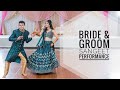Bride & Groom Wedding Sangeet Bollywood Dance | Arushi Weds Akshay | Laal Ghagra | Soniye Ve