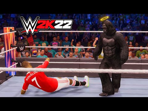 CRISTIANO RONALDO VS HARAMBE| WWE 2K22 #gaming