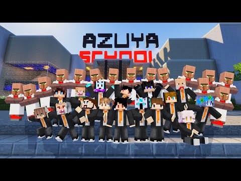 WE INVITE 1,000 VILLAGERS VS YOUTUBERS TO ENTER KONOHA SCHOOL IN MINECRAFT FULL EPISODE! BE A THUG