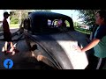 DYI Fixing Trunk Lid Dents And Digs Using English Wheel On A 1934 Ford Coupe