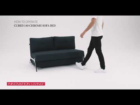 Cubed 140 Chrome Sofa Bed - How To Operate