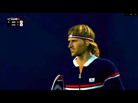 Bjorn Borg vs. Jim Courier - Top Spin 4