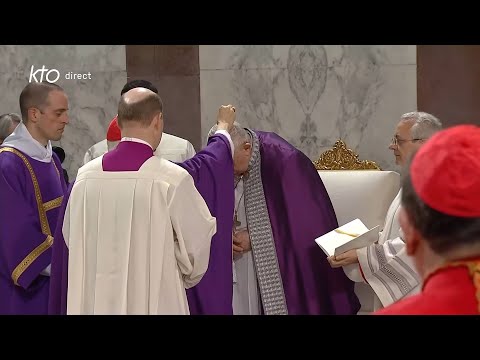 Messe des Cendres 2023 présidée par le pape François à Rome