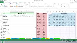 Excel Tutorial - Nesting LOOKUP functions