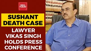 Sushant Singh Rajput's Family Lawyer Vikas Singh Holds Press Conference, Says Actor's Family In Pain video