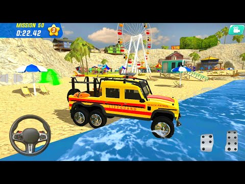 Emergency Coast Quad Bike Drive #9 - Beach Patrol Simulator - Android Gameplay