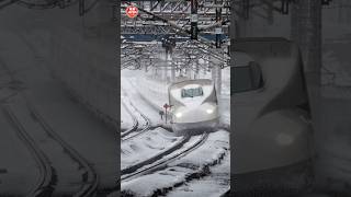 雪の日に米原駅で新幹線を撮影するとこうなる‼︎ #東海道新幹線 #米原駅 #shorts