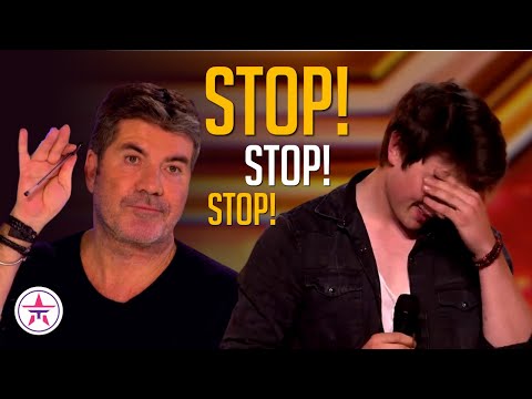 Simon Cowell STOPS Him 3 TIMES... But Watch What Happens Next...