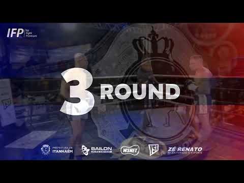 Eduardo Vieira (Tailan Boxe) VS Erasmo Kuririn (EK Fight Club) disputa cinturão Master 71 kg do IFP