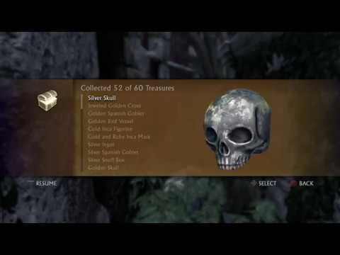 Uncharted: Drake's Fortune Chapter 15 "On the Trail of the Treasure" Treasures