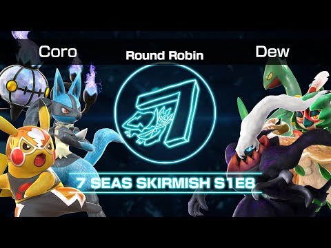 7 SEAS Skirmish S1W8 - Pokkén DX 3v3 Round Robin: Coro vs. Dew