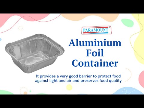 Paramount 750 Ml disposable Aluminium Foil  Food Container