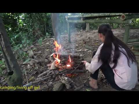 Full Video 120 Days LIVING OFF GRID - Solo Bushcraft & Camping Building Warm Survival Shelter