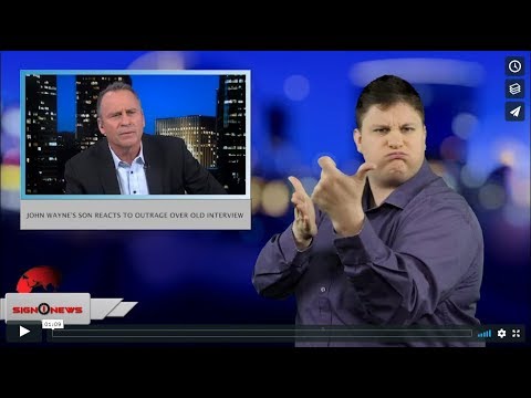 John Wayne's son reacts to outrage over old interview (ASL - 3.2.19)