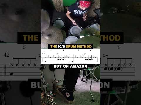 10/8 Drum Method - Play Along Track and Transcript - Exercise 42