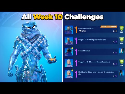 Fortnite All Week 10 Challenges Guide (Fortnite Chapter 2 Season 5) Week 10 Epic & Legendary Quests
