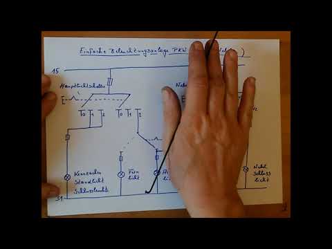 Relaisschaltung an Beleuchtungsanlage KFZ