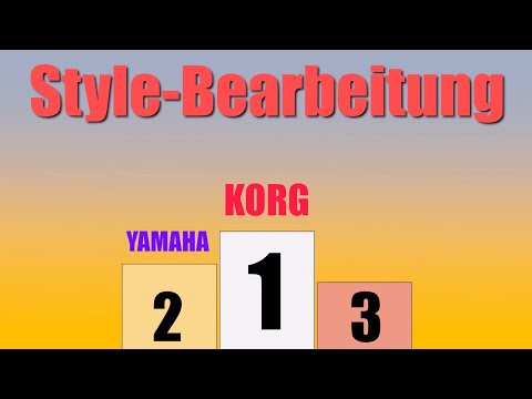 Yamaha SX900 vs. KORG Pa1000 (Style-Bearbeitung) #46