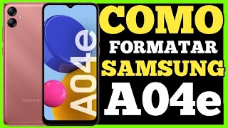 COMO tirar SENHA padrão FORMATAR celular SAMSUNG A04e