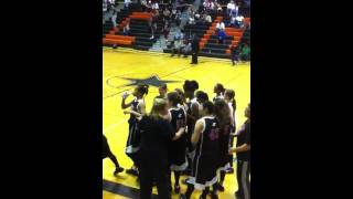Cashman Middle School Girls Basketball Team winning MLK tou
