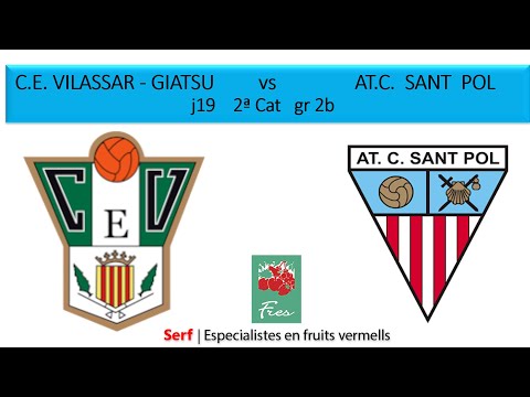 CE Vilassar, 1  - ATC Sant Pol, 3 partit de la jornada 19 de #2cat2b