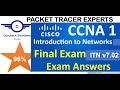 CCNA 1 V7 0 Final Exam Answers Full Introduction To Networks 2021 2022 100