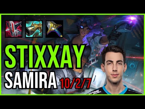 STIXXAY - SAMIRA vs. KAI'SA ADC | NA GRANDMASTER | PATCH 11.2