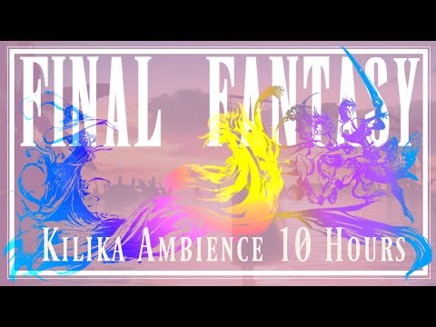Kilika Island Ocean Jungle Ambience Final Fantasy X X-2 10.5 Hours to Sleep Study Relax and Chill