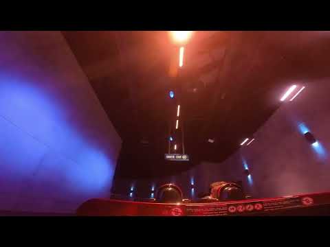 Avengers Assemble: flight force, on ride pov at walt disney studios, disneyland paris