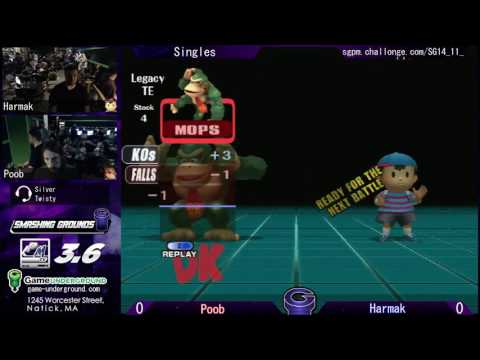 SG at GU 14.11 WQF: POOB (Donkey Kong) vs. CSC | Harmak (Ness)