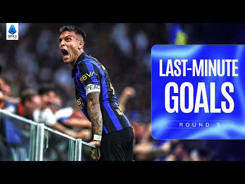 Round 3 Was WILD | Every Last-Minute Goal | Serie A 2026/27