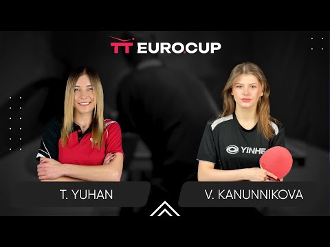 18:00 Tetiana Yuhan - Vasylysa Kanunnikova 22.07.2024 TT Euro.Cup Women Ukraine Star. TABLE 4