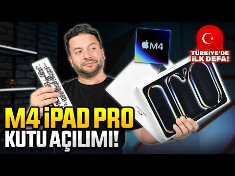 Tablet değil canavar! 🔥 M4 işlemcili iPad Pro kutu açılımı! TR'de İLK!