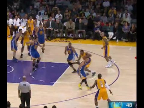 Stephen Curry & Klay Thompson Full Highlights vs Lakers-October 9th 2014