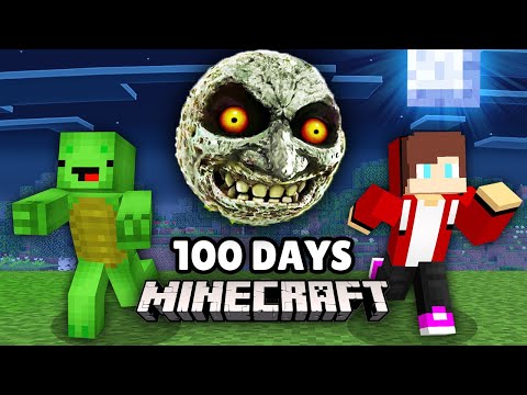 Surviving 100 Days on Lunar Moon in Minecraft
