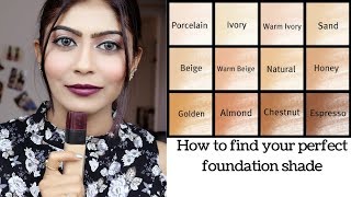 How To Choose The Right Foundation Shade | Beginners special | Rinkal soni