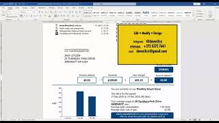 Australia Kleenheat utility bill template in Word and PDF formats