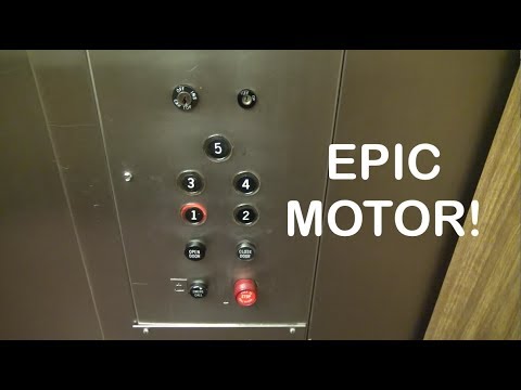 Columbia SC: Epic hydraulic motor on vintage OTIS elevator