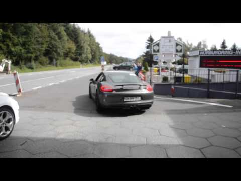 Porsche Cayman S with Akrapovic Exhaust system