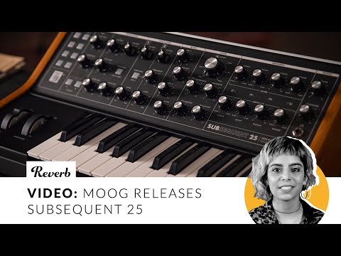 Moog Subsequent 25 Duophonic Synthesizer | Reverb Demo