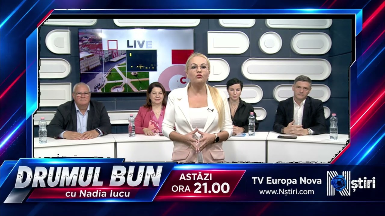 Dezbaterea serii la TV Europa Nova. Drumul Bun cu Nadia Iucu