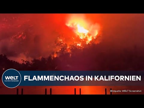 KALIFORNIEN BRENNT: Unaufhaltsame Feuerwalze in den Wäldern bedroht Santa Barbara!
