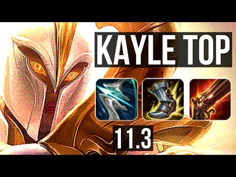 KAYLE vs AATROX (TOP) | Rank 1 Kayle, 300+ games | NA Grandmaster | v11.3