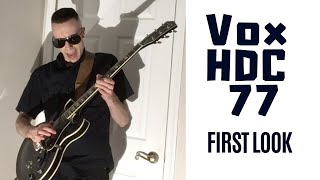 Video thumbnail for Vox HDC 77 Blackburst (Prince's Last Guitar of Choice) - First Look by Miles Hartl