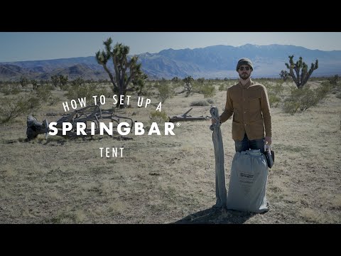How to Set-Up a Springbar Tent