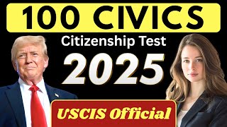 2025 random 100 civics questions and answers - U.S. citizenship test 2025 I N400 Interview #n400