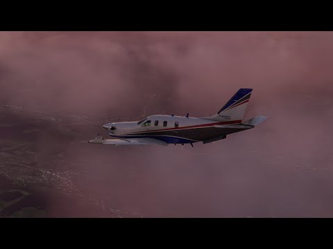 Daher tbm 930 landing in Rijeka (MSFS Timelapse)